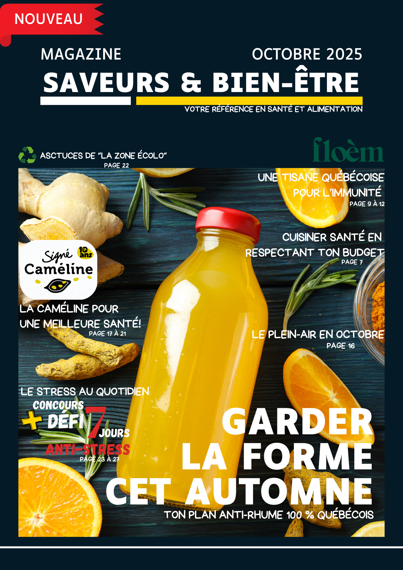 Magazine Saveurs & Bien-être | Octobre
